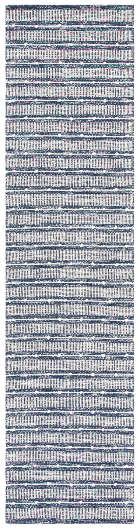 Safavieh Striped Kilim Stk513N Navy/Blue Rugs.