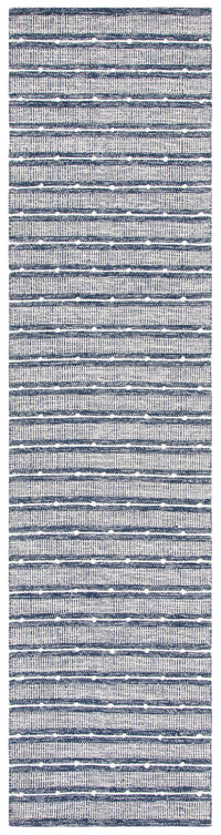 Safavieh Striped Kilim Stk513N Navy/Blue Area Rug