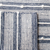 Safavieh Striped Kilim Stk513N Navy/Blue Rugs.