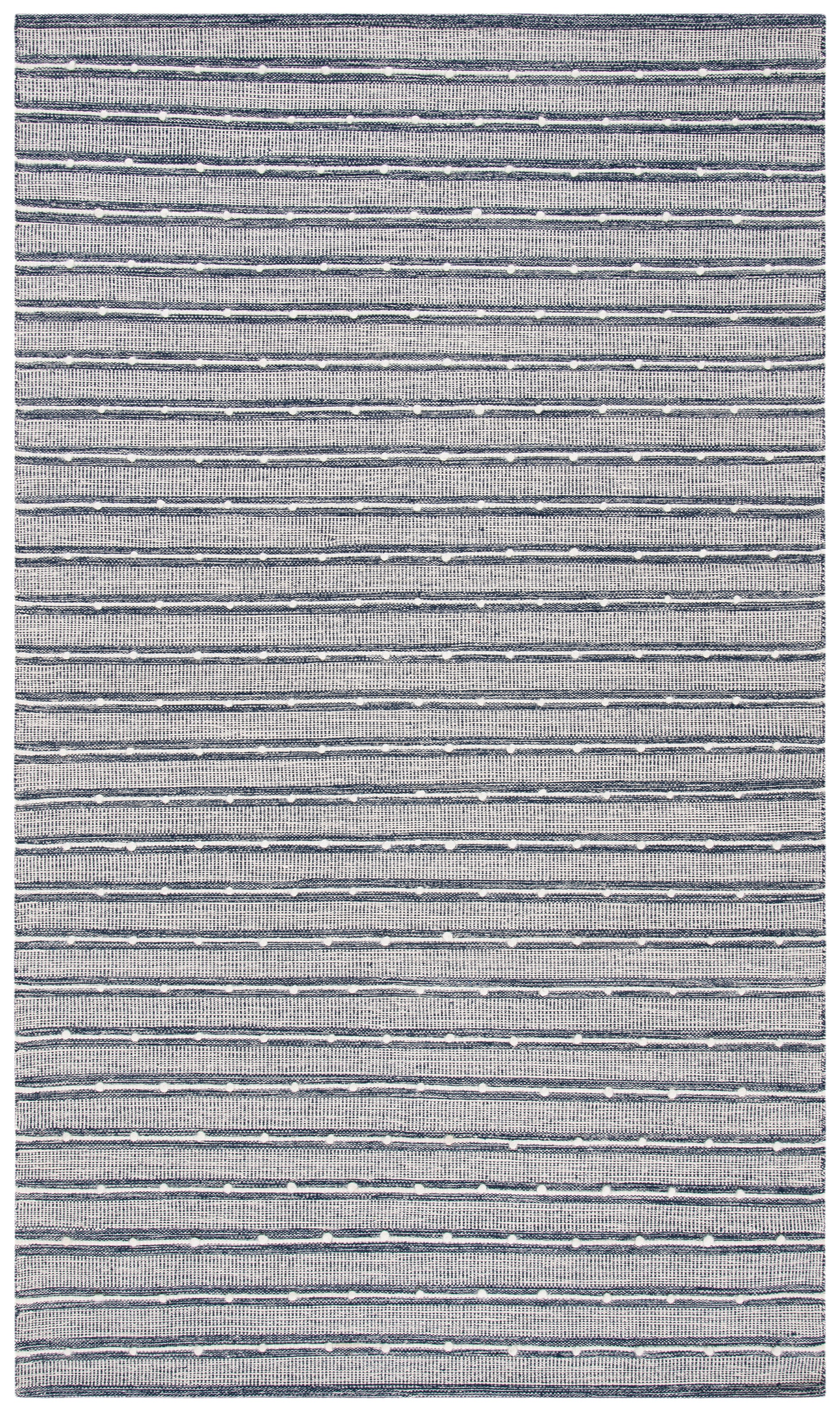 Safavieh Striped Kilim Stk513N Navy/Blue Area Rug