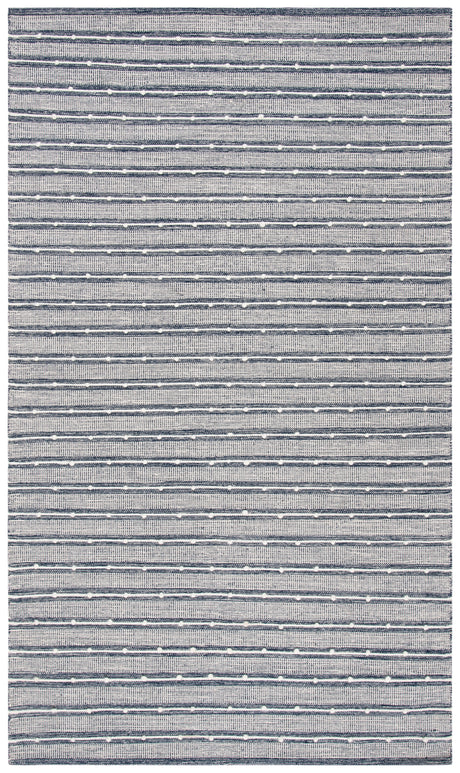 Safavieh Striped Kilim Stk513N Navy/Blue Rugs.