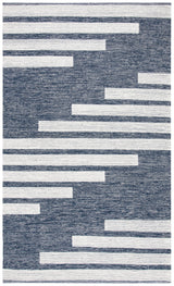 Safavieh Striped Kilim Stk514N Navy/Ivory Rugs.