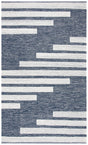 Safavieh Striped Kilim Stk514N Navy/Ivory Area Rug