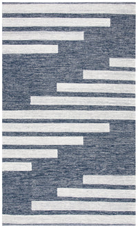 Safavieh Striped Kilim Stk514N Navy/Ivory Area Rug