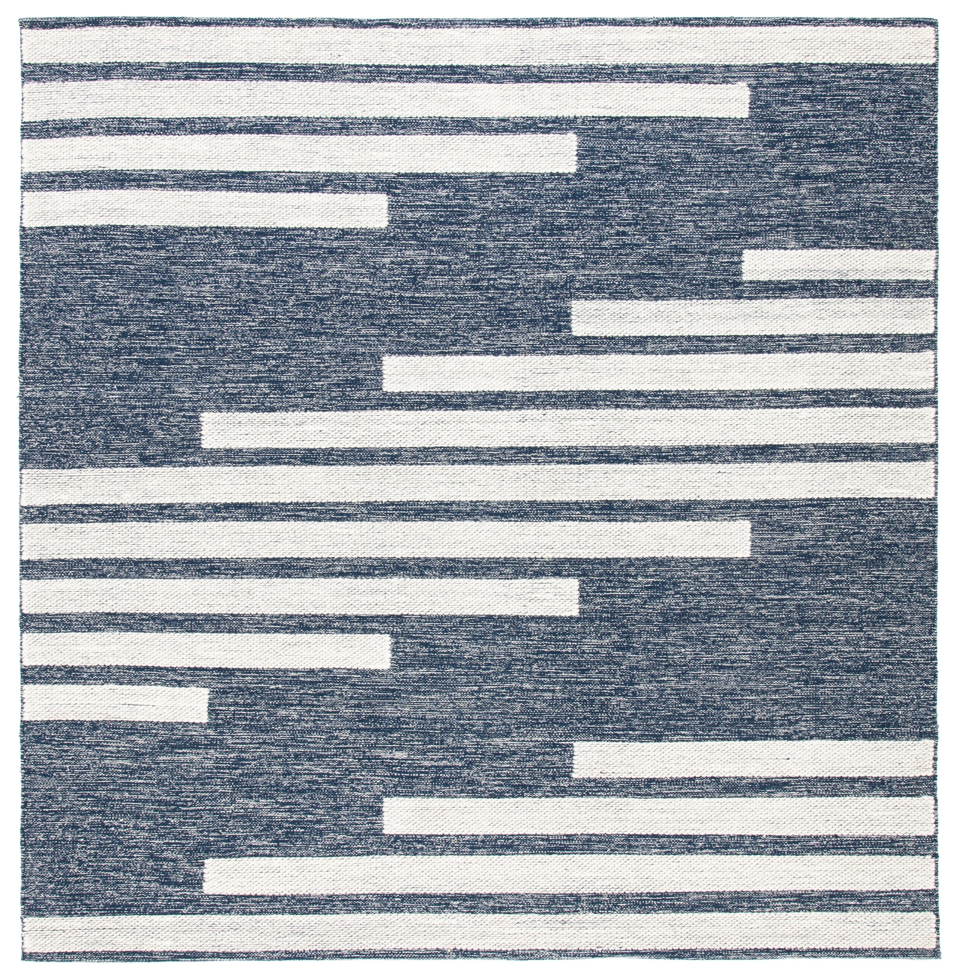 Safavieh Striped Kilim Stk514N Navy/Ivory Area Rug