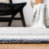 Safavieh Striped Kilim Stk515N Navy/Ivory Rugs.