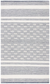 Safavieh Striped Kilim Stk515N Navy/Ivory Rugs.