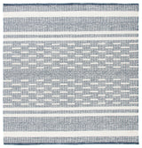 Safavieh Striped Kilim Stk515N Navy/Ivory Rugs.