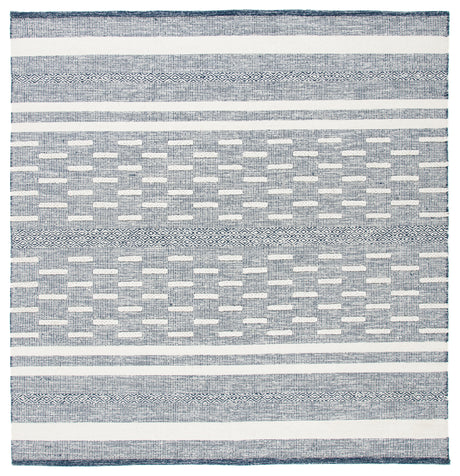 Safavieh Striped Kilim Stk515N Navy/Ivory Area Rug