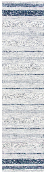 Safavieh Striped Kilim Stk517A Ivory/Navy Rugs.