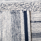 Safavieh Striped Kilim Stk517A Ivory/Navy Rugs.