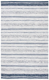Safavieh Striped Kilim Stk517A Ivory/Navy Rugs.