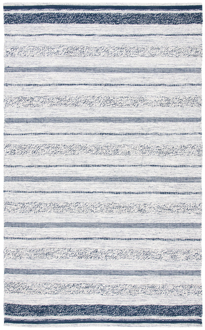 Safavieh Striped Kilim Stk517A Ivory/Navy Area Rug