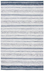 Safavieh Striped Kilim Stk517A Ivory/Navy Rugs.