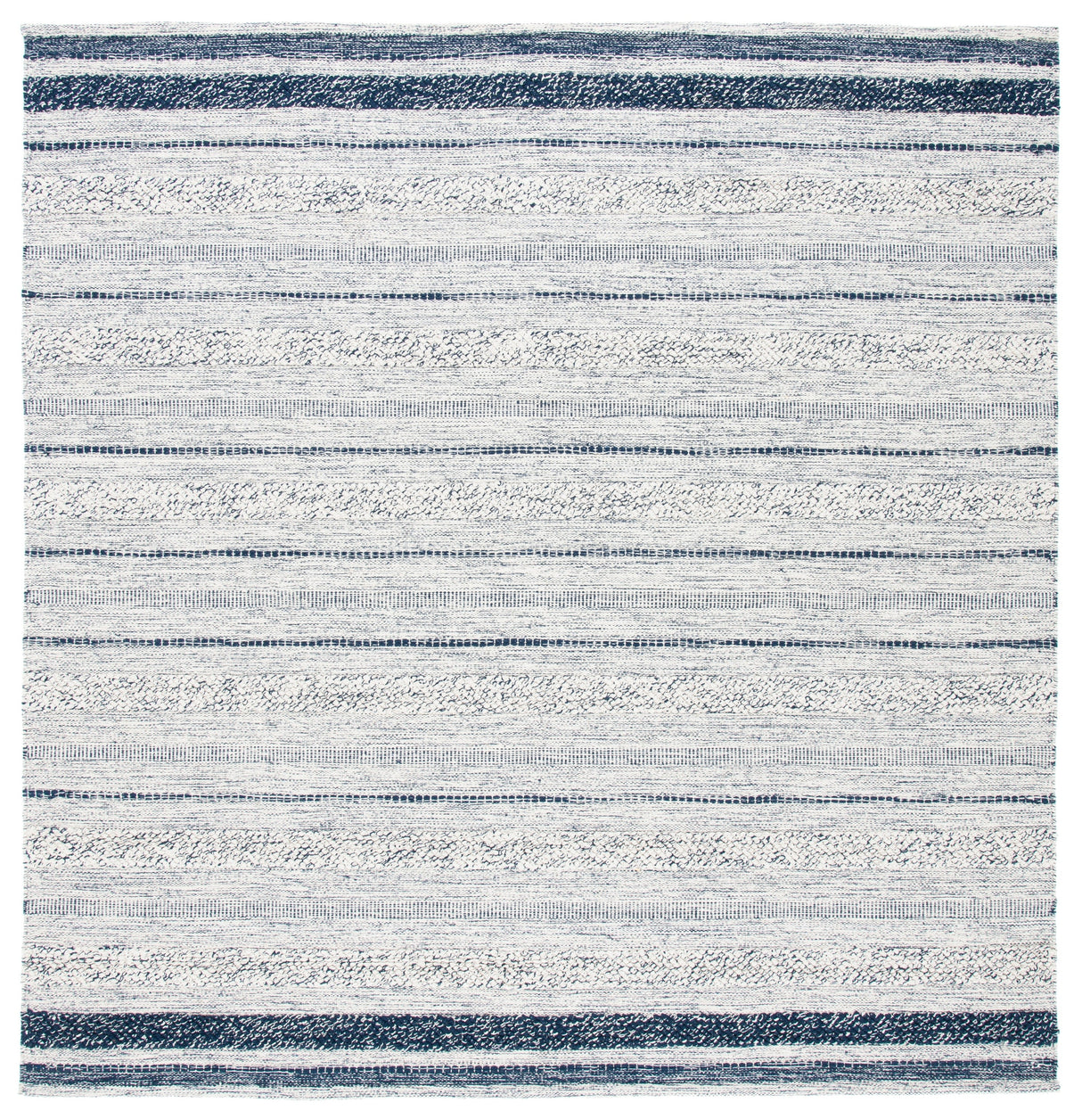 Safavieh Striped Kilim Stk517A Ivory/Navy Rugs.