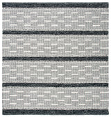 Safavieh Striped Kilim Stk518Z Black/Ivory Rugs.