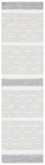 Safavieh Striped Kilim Stk519A Ivory/Grey Rugs.