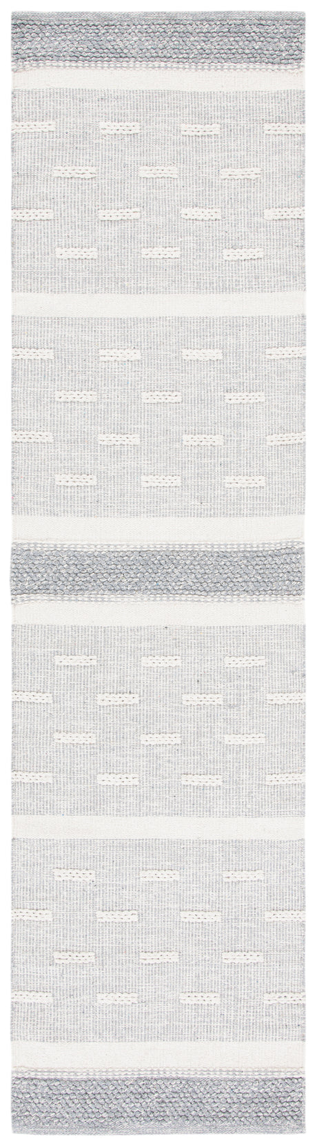 Safavieh Striped Kilim Stk519A Ivory/Grey Area Rug