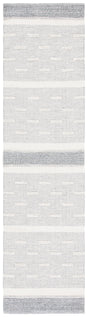 Safavieh Striped Kilim Stk519A Ivory/Grey Rugs.