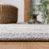Safavieh Striped Kilim Stk519A Ivory/Grey Rugs.