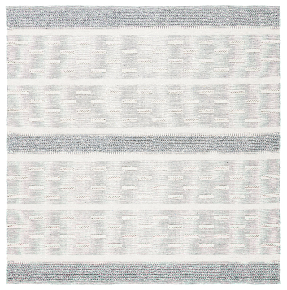 Safavieh Striped Kilim Stk519A Ivory/Grey Rugs.