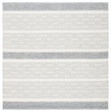 Safavieh Striped Kilim Stk519A Ivory/Grey Rugs.
