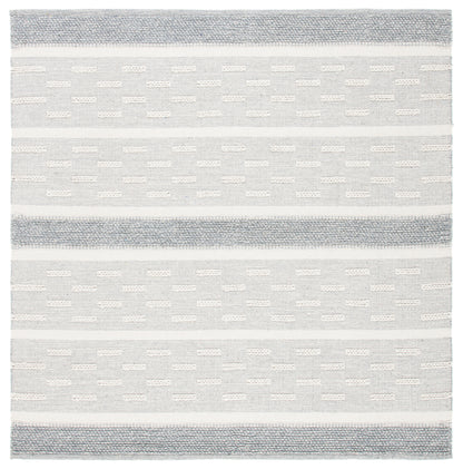 Safavieh Striped Kilim Stk519A Ivory/Grey Area Rug