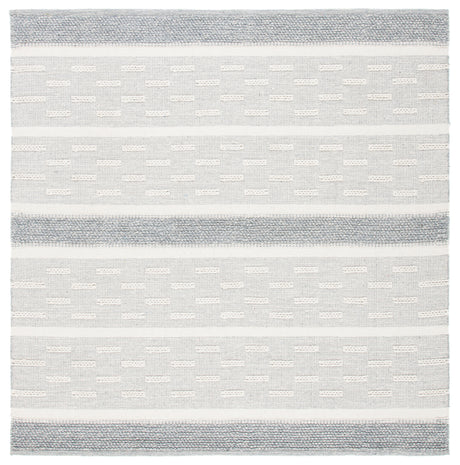 Safavieh Striped Kilim Stk519A Ivory/Grey Area Rug