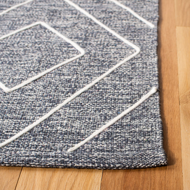 Safavieh Striped Kilim Stk520H Dark Grey Rugs.