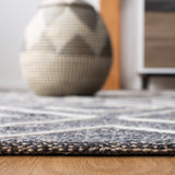 Safavieh Striped Kilim Stk520H Dark Grey Rugs.