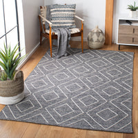 Safavieh Striped Kilim Stk520H Dark Grey Area Rug