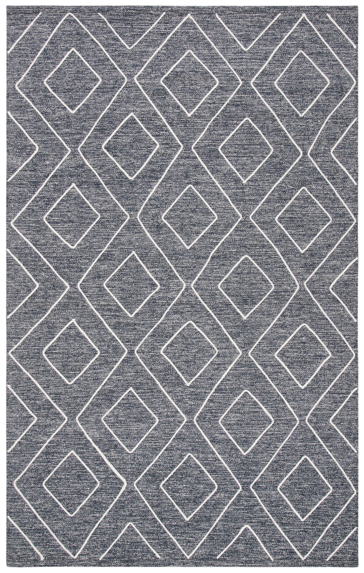 Safavieh Striped Kilim Stk520H Dark Grey Rugs.