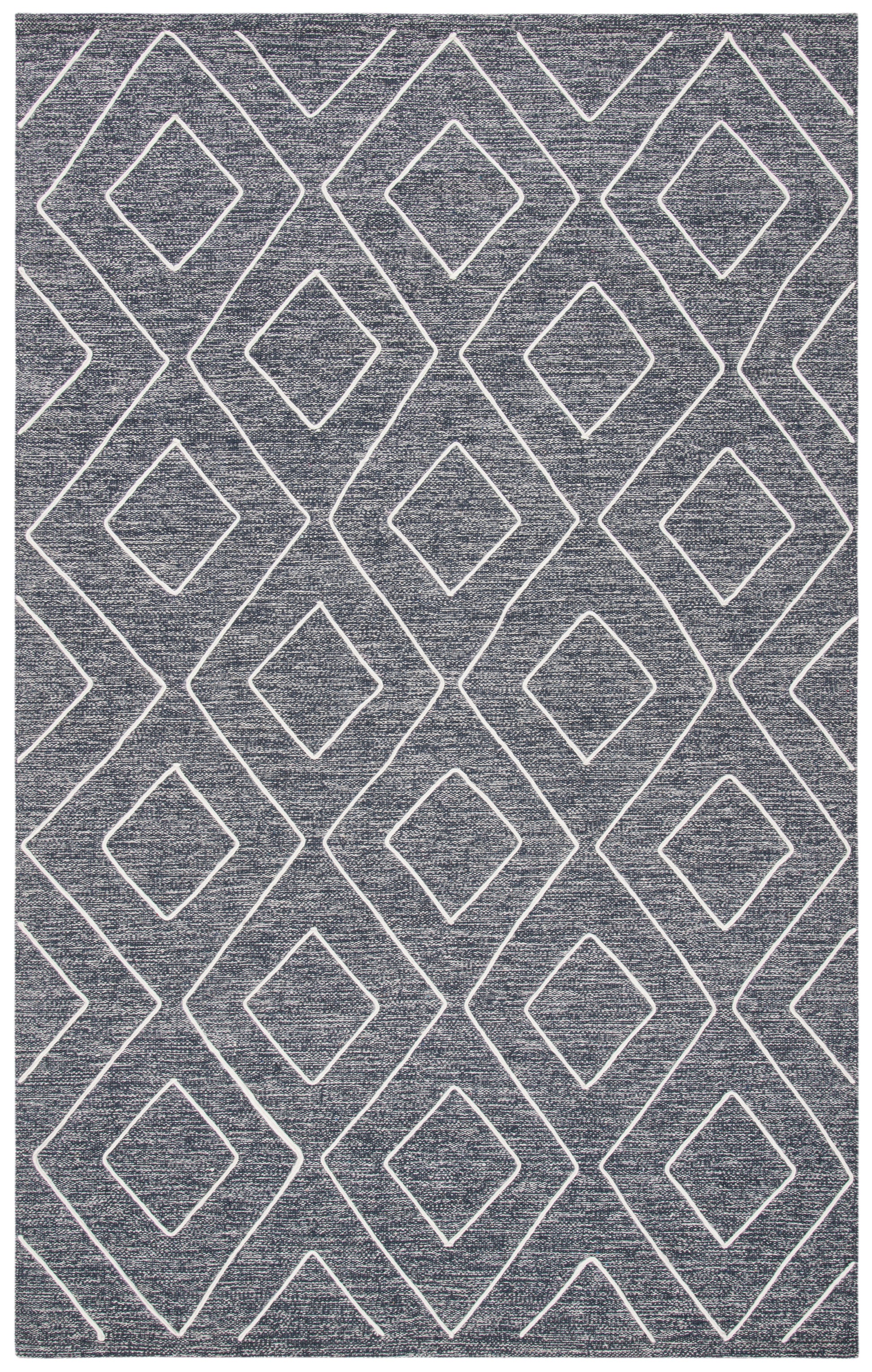 Safavieh Striped Kilim Stk520H Dark Grey Area Rug