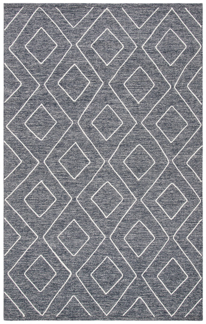 Safavieh Striped Kilim Stk520H Dark Grey Area Rug