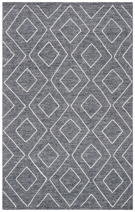 Safavieh Striped Kilim Stk520H Dark Grey Area Rug