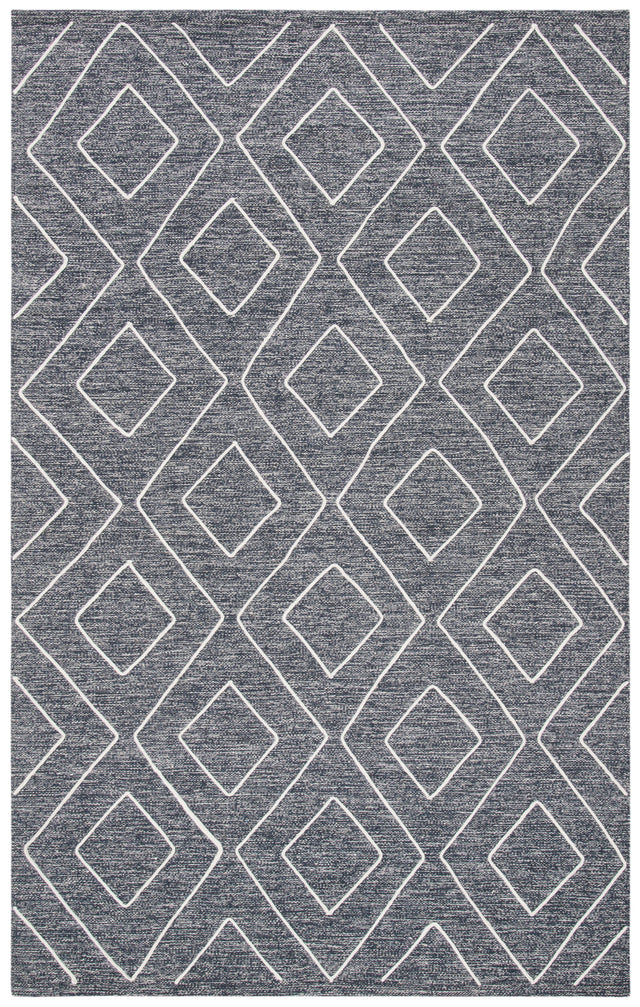 Safavieh Striped Kilim Stk520H Dark Grey Rugs.