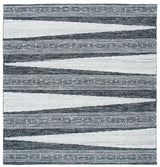 Safavieh Striped Kilim Stk521Z Black/Ivory Rugs.