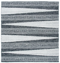 Safavieh Striped Kilim Stk521Z Black/Ivory Area Rug