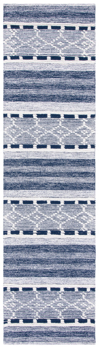 Safavieh Striped Kilim Stk522N Navy/Ivory Area Rug