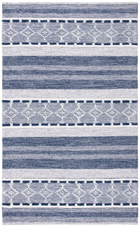 Safavieh Striped Kilim Stk522N Navy/Ivory Area Rug