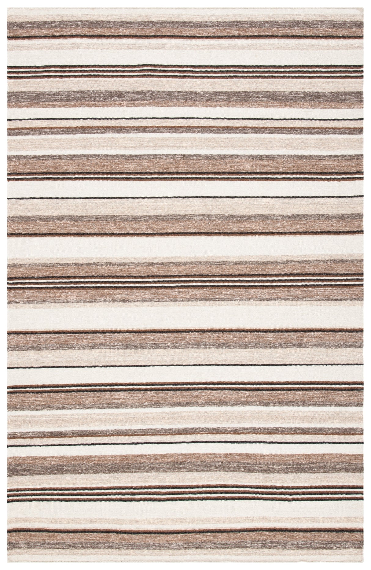 Safavieh Striped Kilim Stk601A Natural/Ivory Rugs.