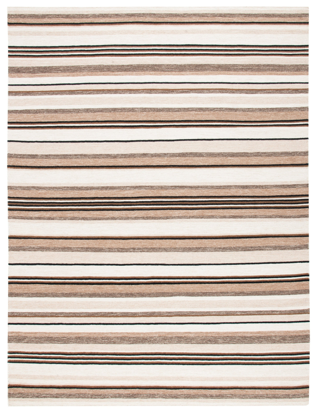 Safavieh Striped Kilim Stk601A Natural/Ivory Rugs.