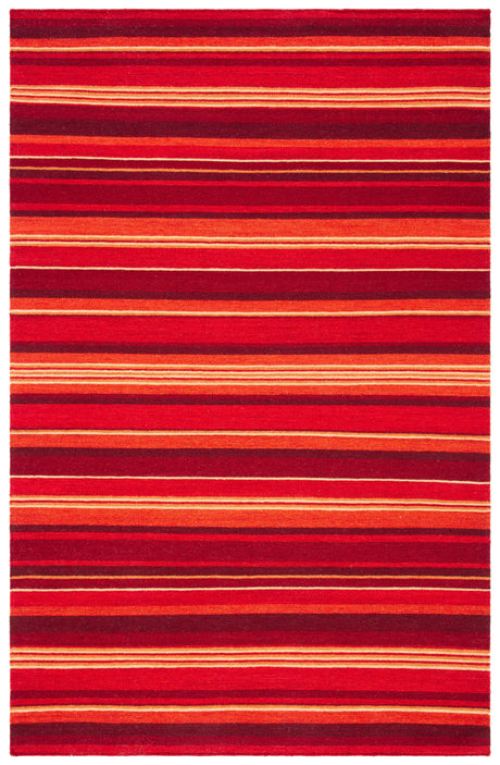 Safavieh Striped Kilim Stk601Q Red Area Rug