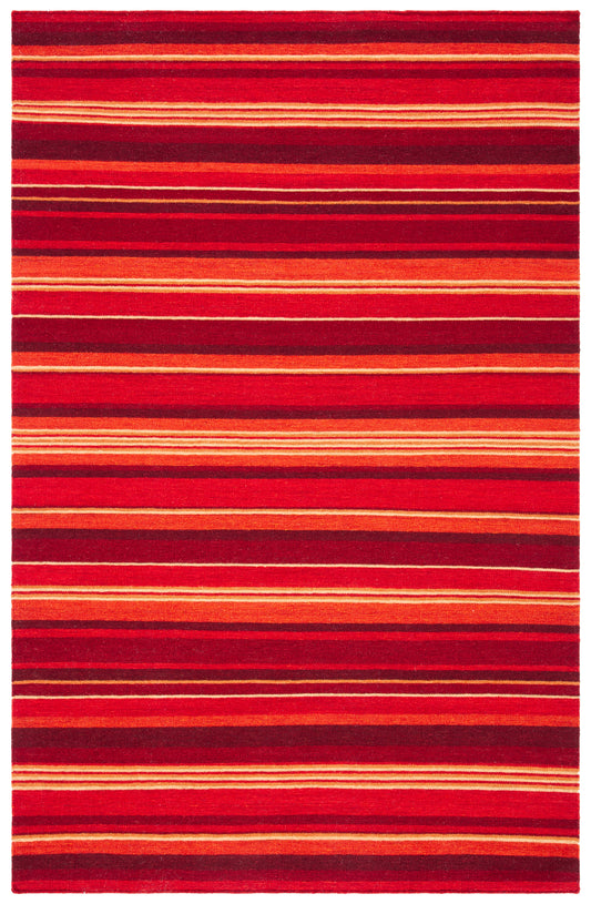 Safavieh Striped Kilim Stk601Q Red Area Rug