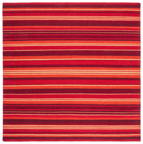 Safavieh Striped Kilim Stk601Q Red Area Rug