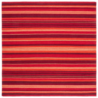Safavieh Striped Kilim Stk601Q Red Area Rug
