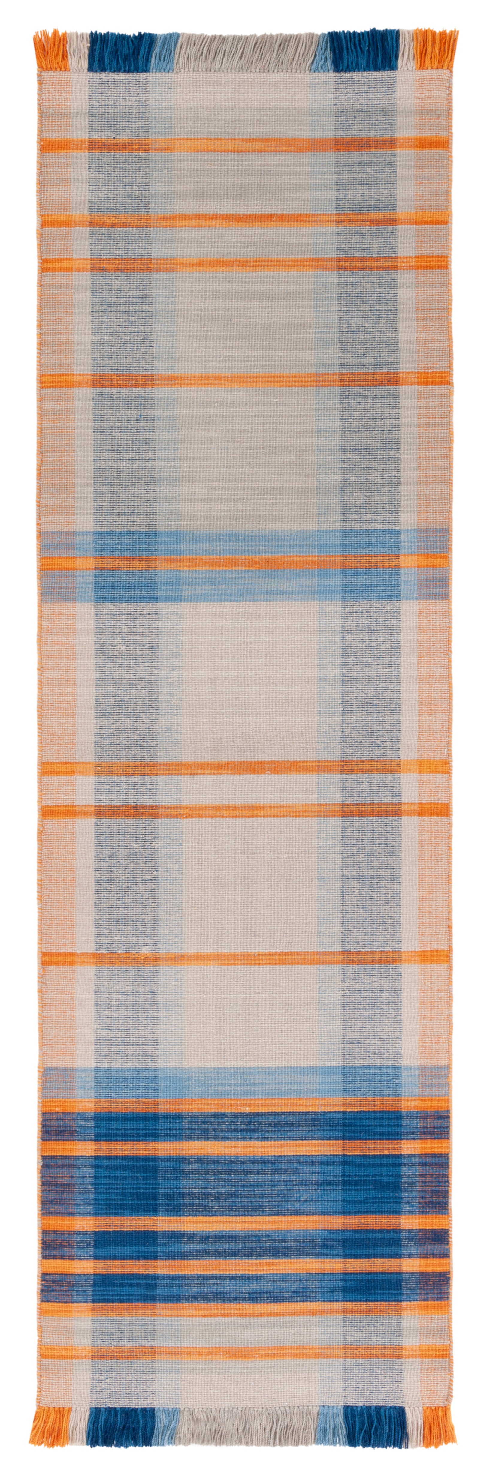 Safavieh Striped Kilim Stk701B Beige/Blue Area Rug