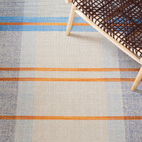 Safavieh Striped Kilim Stk701B Beige/Blue Area Rug