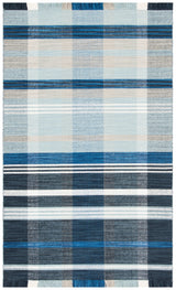 Safavieh Striped Kilim Stk703N Navy/Charcoal Rug.