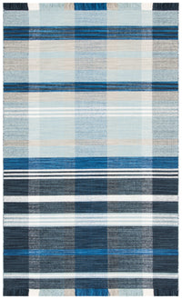 Safavieh Striped Kilim Stk703N Navy/Charcoal Area Rug